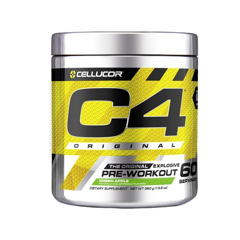 Cellucor C4 부스터 오리지널 헬스 프리워크아웃 그린애플 60 서빙