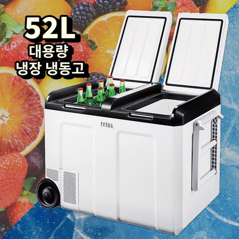 REINA 대용량 차량용 냉장고 냉동고 52L RL-5252WS