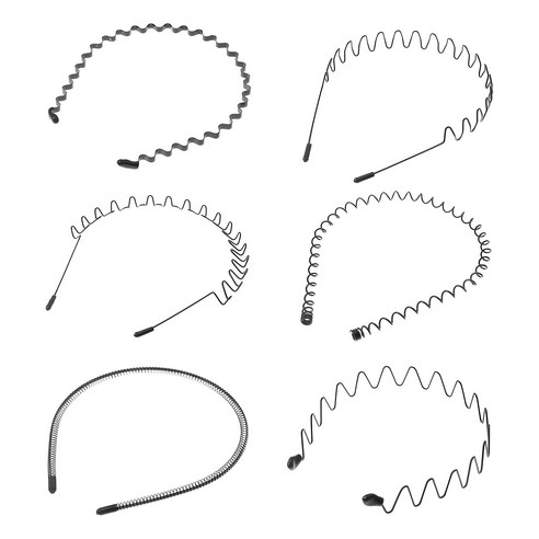 탐사 스프링 헤어밴드 6종 세트
